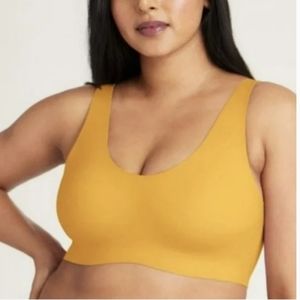Knix Luxelift Pullover Bra in Mustard